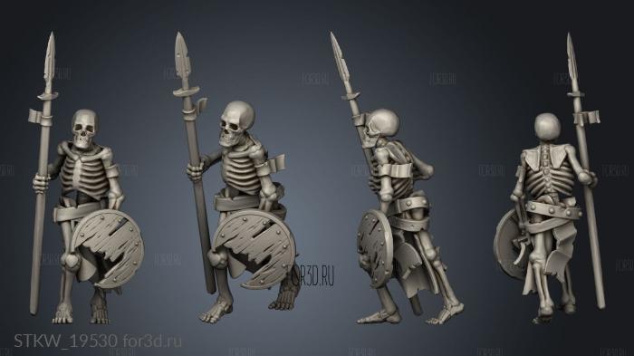 SKELETON WARRIOR stl model for CNC