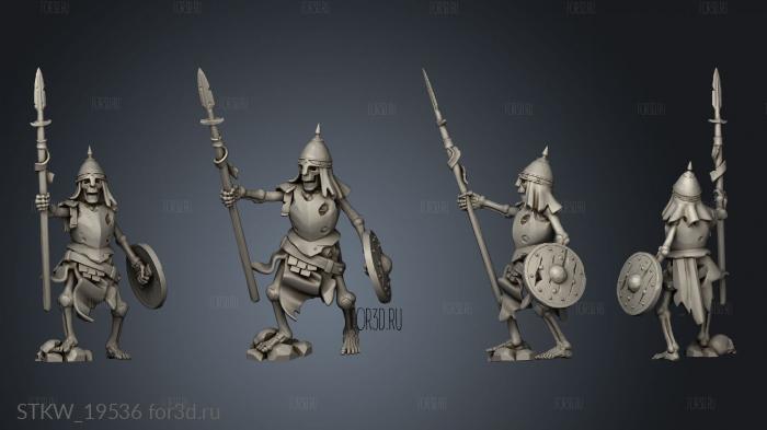 SKELETON WARRIOR CAPTAIN stl model for CNC