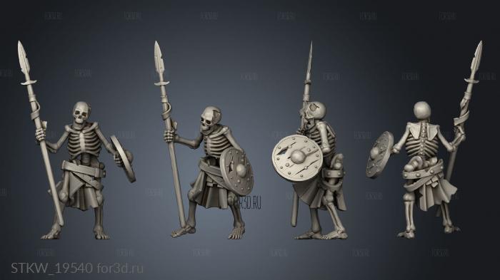 SKELETON WARRIOR stl model for CNC