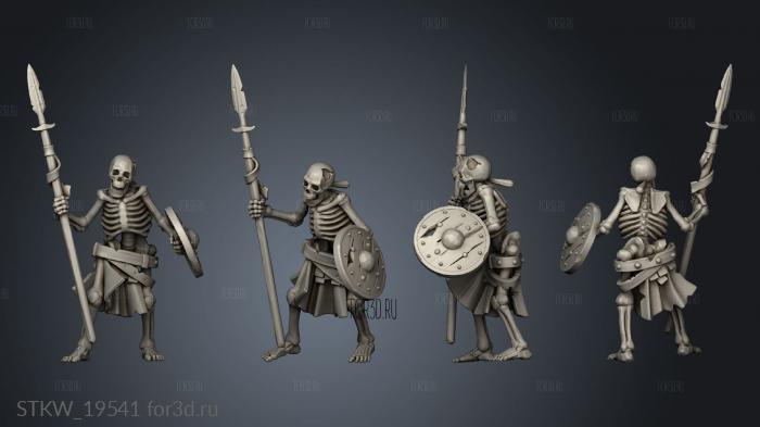 SKELETON WARRIOR stl model for CNC