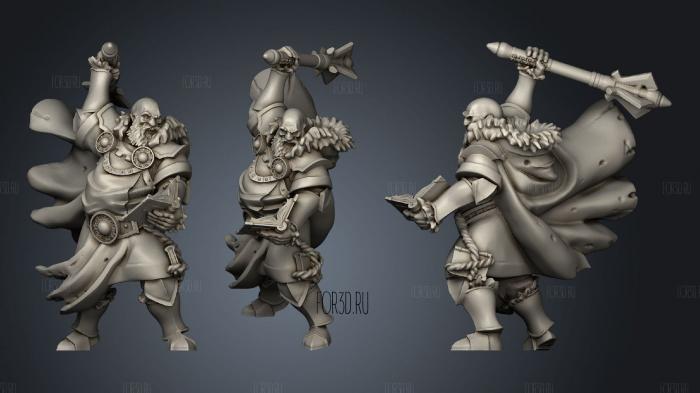 The Cleric stl model for CNC