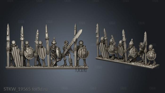 skeletons stl model for CNC