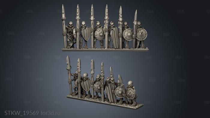 skeletons stl model for CNC