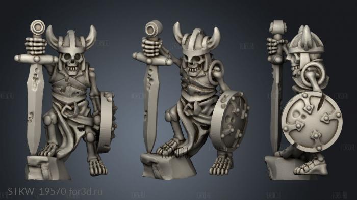 skeletons champion stl model for CNC