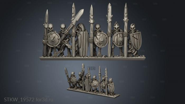 skeletons stl model for CNC