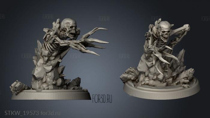 Skeletons Hoarfrost stl model for CNC