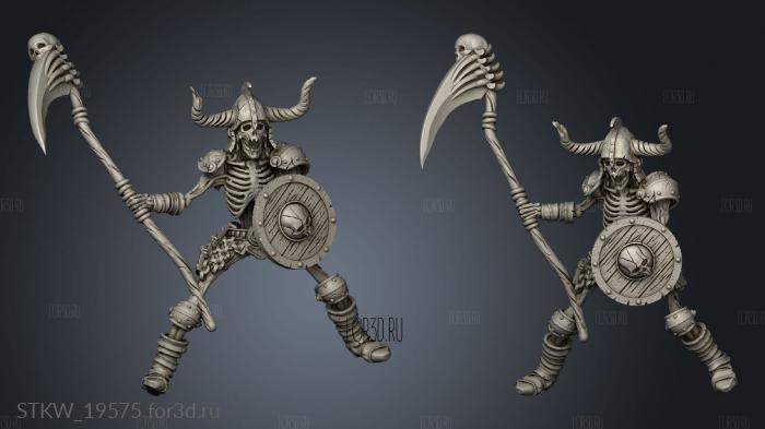 Skeletons mounted 3d stl модель для ЧПУ