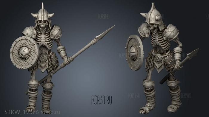 Skeletons mounted 3d stl модель для ЧПУ