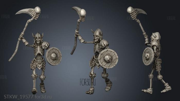 Skeletons mounted 3d stl модель для ЧПУ