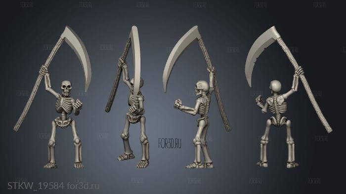 Skeleton 3d stl модель для ЧПУ