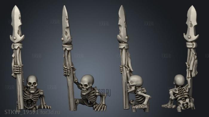 skeleton stl model for CNC