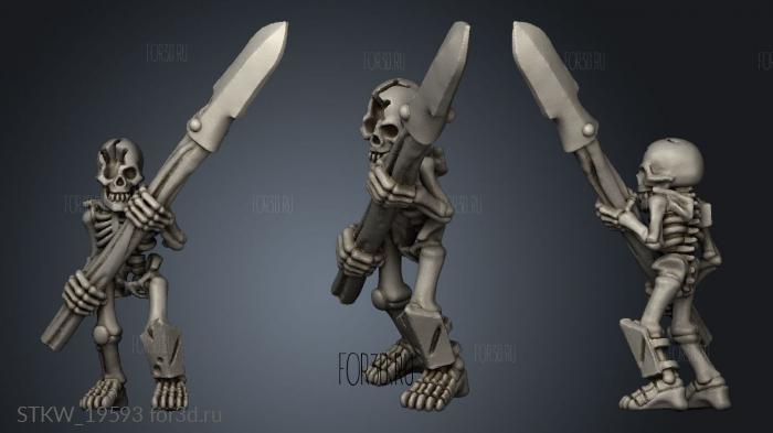 skeleton 3d stl модель для ЧПУ