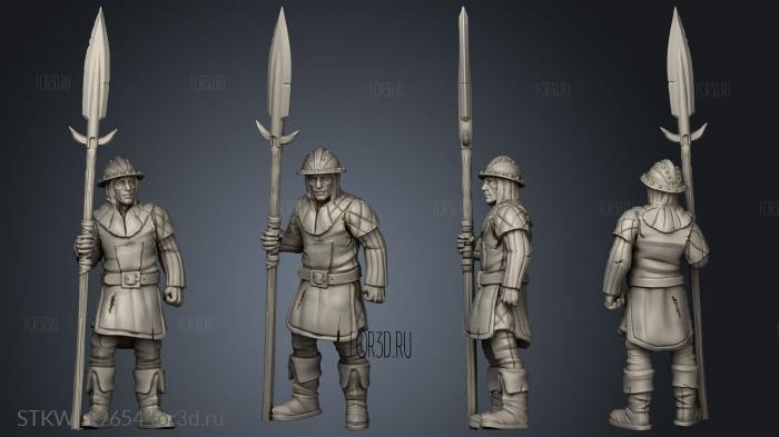 Skinny Spear Guard 3d stl модель для ЧПУ