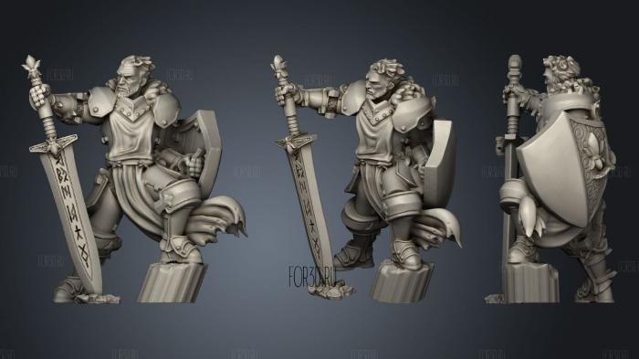 The Paladin stl model for CNC