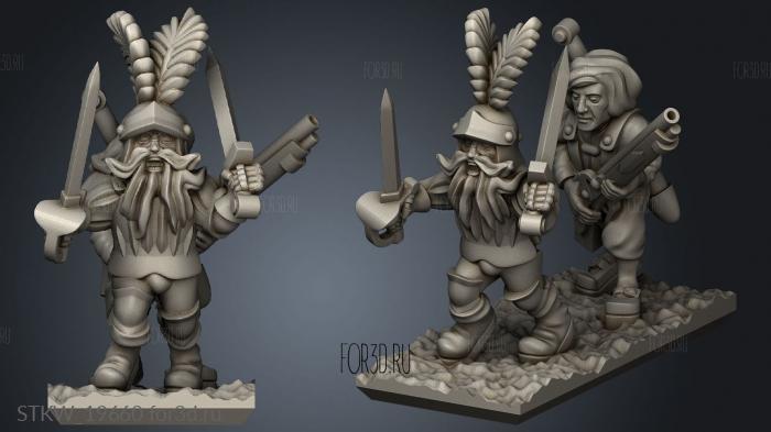 skirmishers stl model for CNC