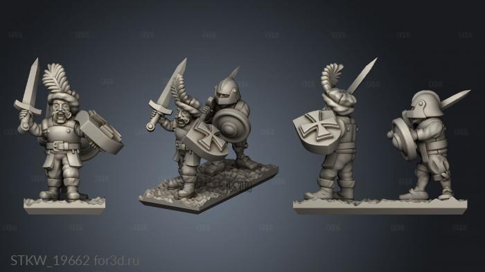 skirmishers stl model for CNC