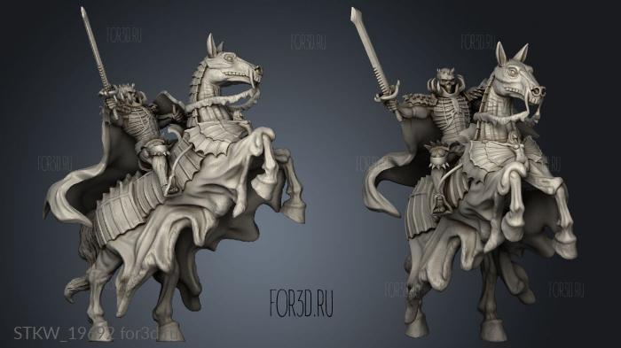 Skrull on horse 3d stl модель для ЧПУ