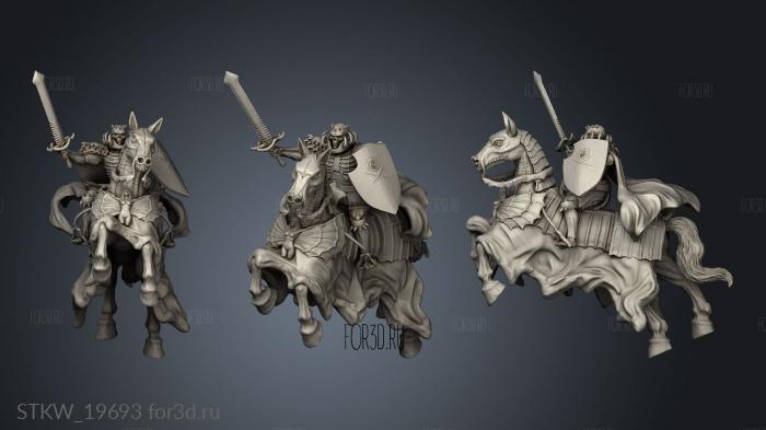 Skrull on horse 3d stl модель для ЧПУ