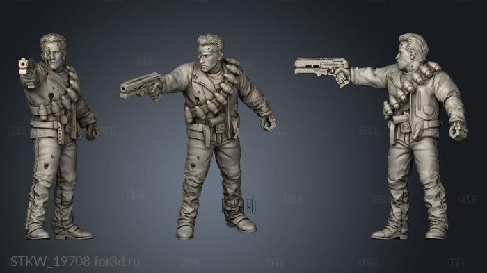 CYBORG HERO GIVE ME YOUR GLASSES EXTERMINATOR stl model for CNC