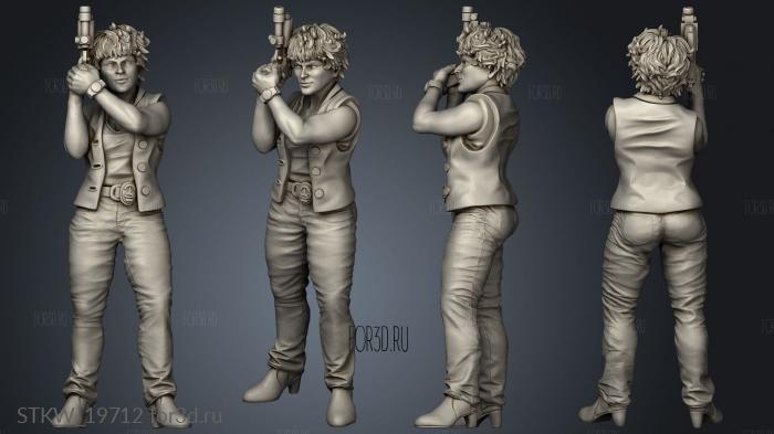 POLICE DETECTIVE LEONA MAGDALENA 3d stl модель для ЧПУ