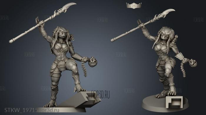 VIXEN SIBAT HUNTER NANIKA stl model for CNC