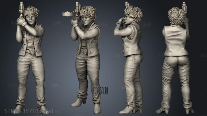 POLICE DETECTIVE LEONA MAGDALENA 3d stl модель для ЧПУ