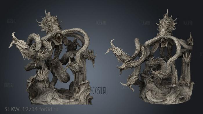 Sky Kraken 3d stl модель для ЧПУ