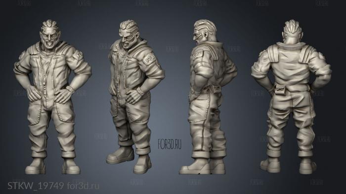 SLEIPNIR CREW DARK CYBERPUNK 3d stl модель для ЧПУ