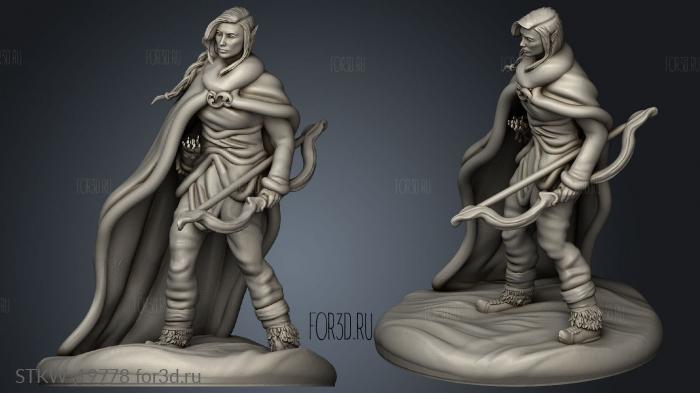 Snow Elf Decorative 3d stl модель для ЧПУ