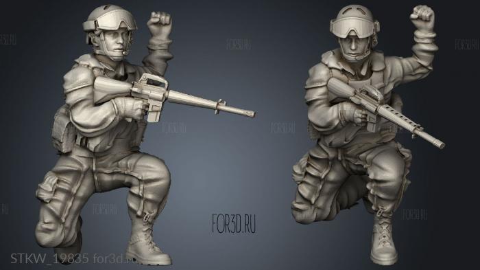 SOMALIA Delta Squad Leader 3d stl модель для ЧПУ