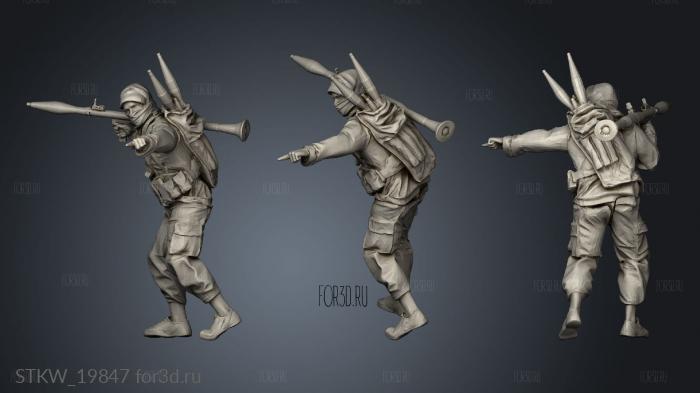 Soldiers Fortune Insurgent Squad RPG 3d stl модель для ЧПУ