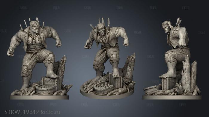 Solomon Grundy Top 3d stl модель для ЧПУ