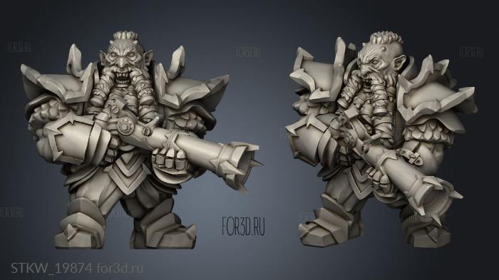 Sons Gunners Gunner 3d stl модель для ЧПУ