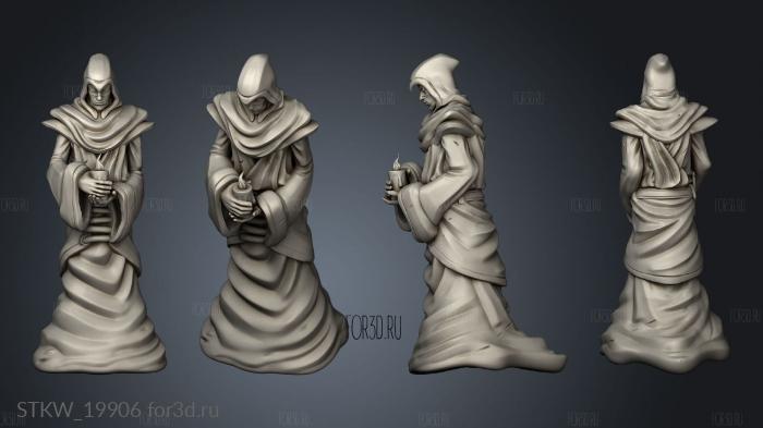 Yellow Praying 3d stl модель для ЧПУ