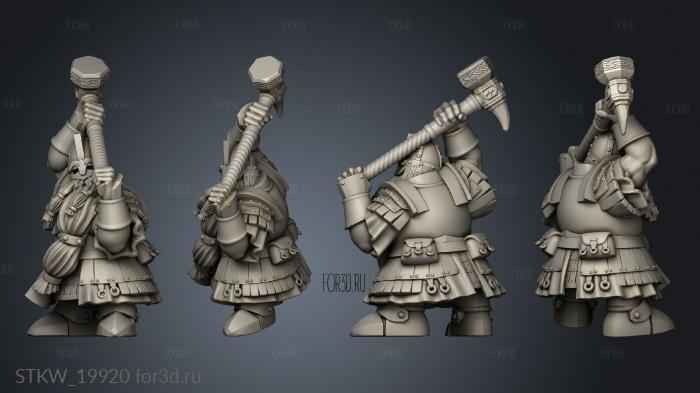 DWARF KINGSGUARD stl model for CNC