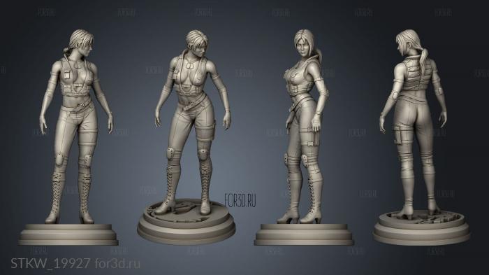 Sonya Blade 3d stl модель для ЧПУ