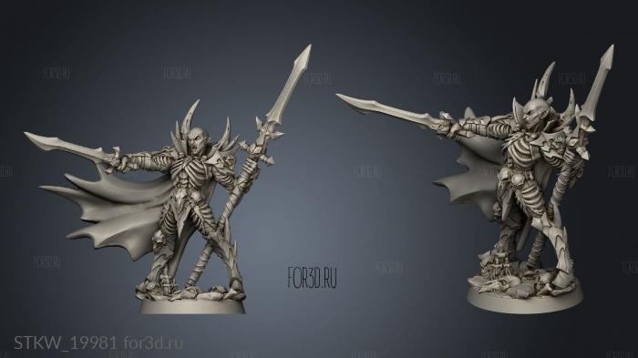 Vampires Drakenmir the Bonelord Sword Spear 3d stl модель для ЧПУ