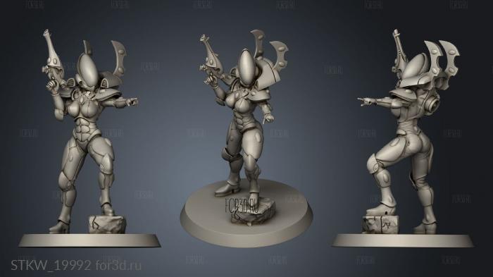 Space Elf Soldier 3d stl модель для ЧПУ