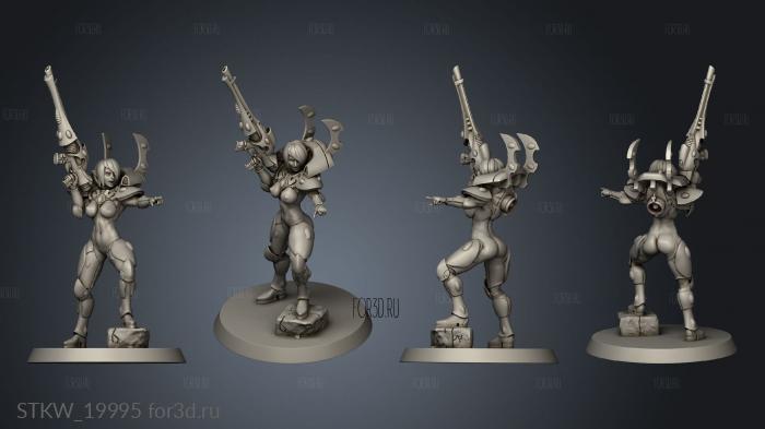 Space Elf Soldier 3d stl модель для ЧПУ