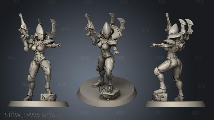 Space Elf Soldier 3d stl модель для ЧПУ