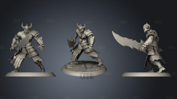 TRYNDAMERE THE BARBARIAN KING stl model for CNC