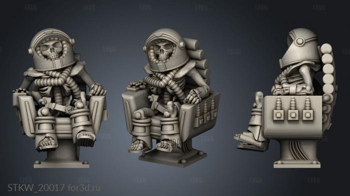 Space Skeleton Undead SPACE SKELETON 3d stl модель для ЧПУ