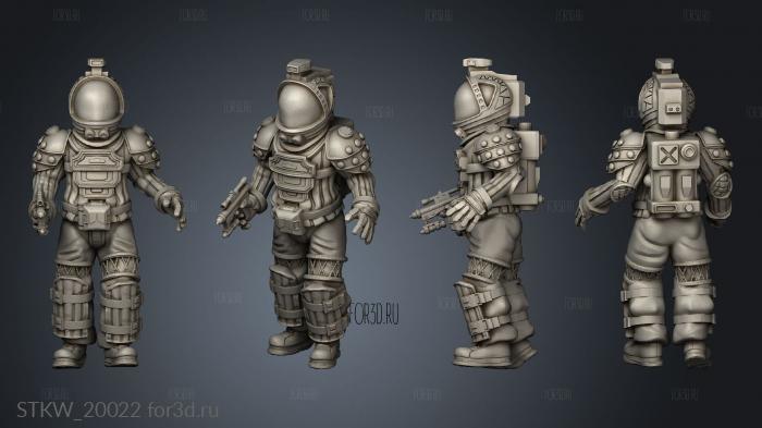 Space Suit Pistol 3d stl модель для ЧПУ