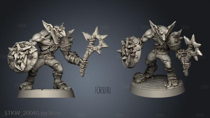 Goblin Modular Axe 3d stl модель для ЧПУ