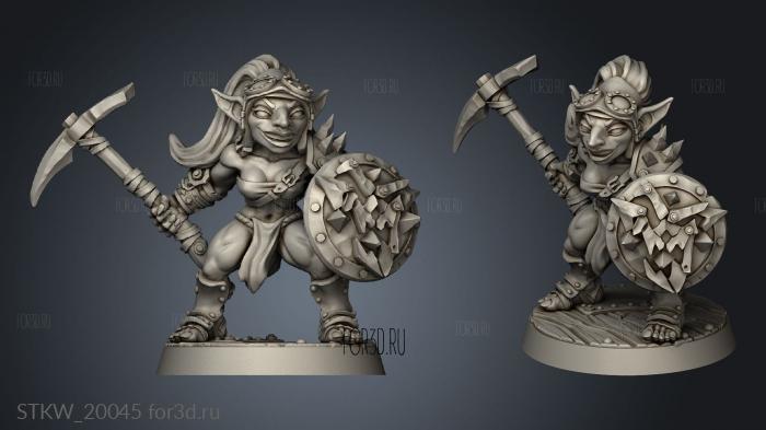 Goblin Modular Spark Soot Lady 3d stl модель для ЧПУ