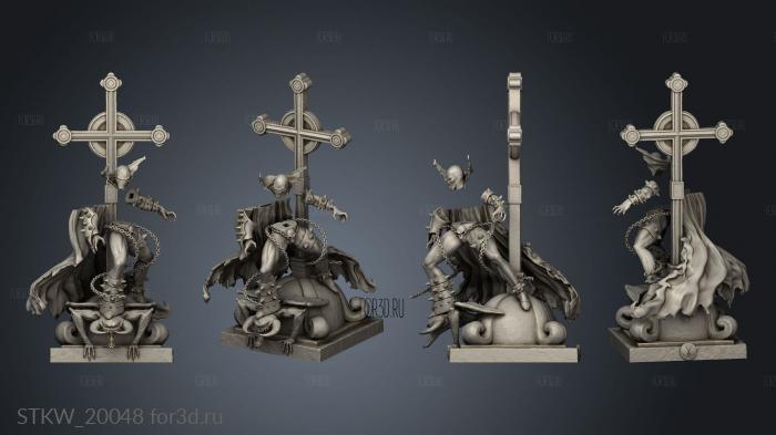 Spawn 3d stl модель для ЧПУ