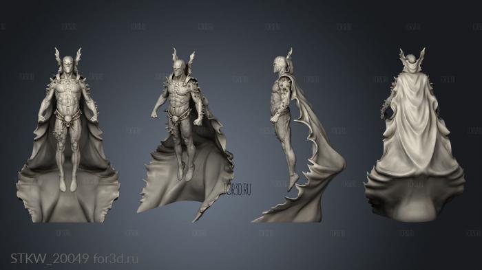 Spawn cloak 3d stl модель для ЧПУ