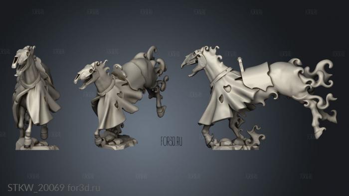 CAVALRY HORSE stl model for CNC