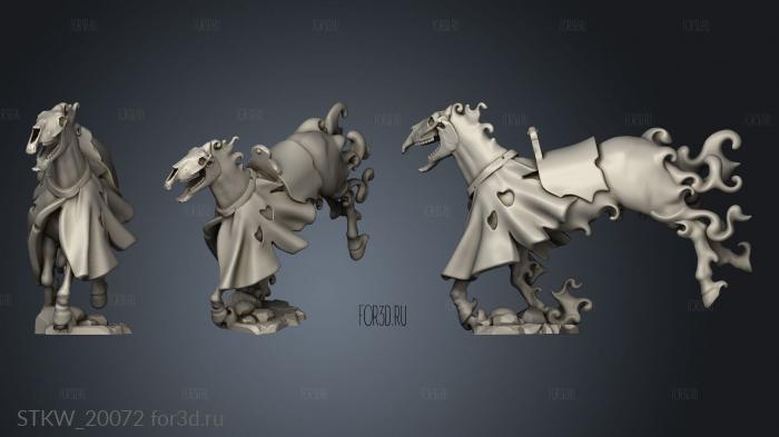 CAVALRY HORSE stl model for CNC