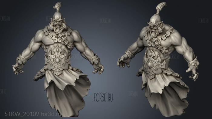 Djinn stl model for CNC